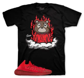 350 Slate Red Fly Bear Shirt