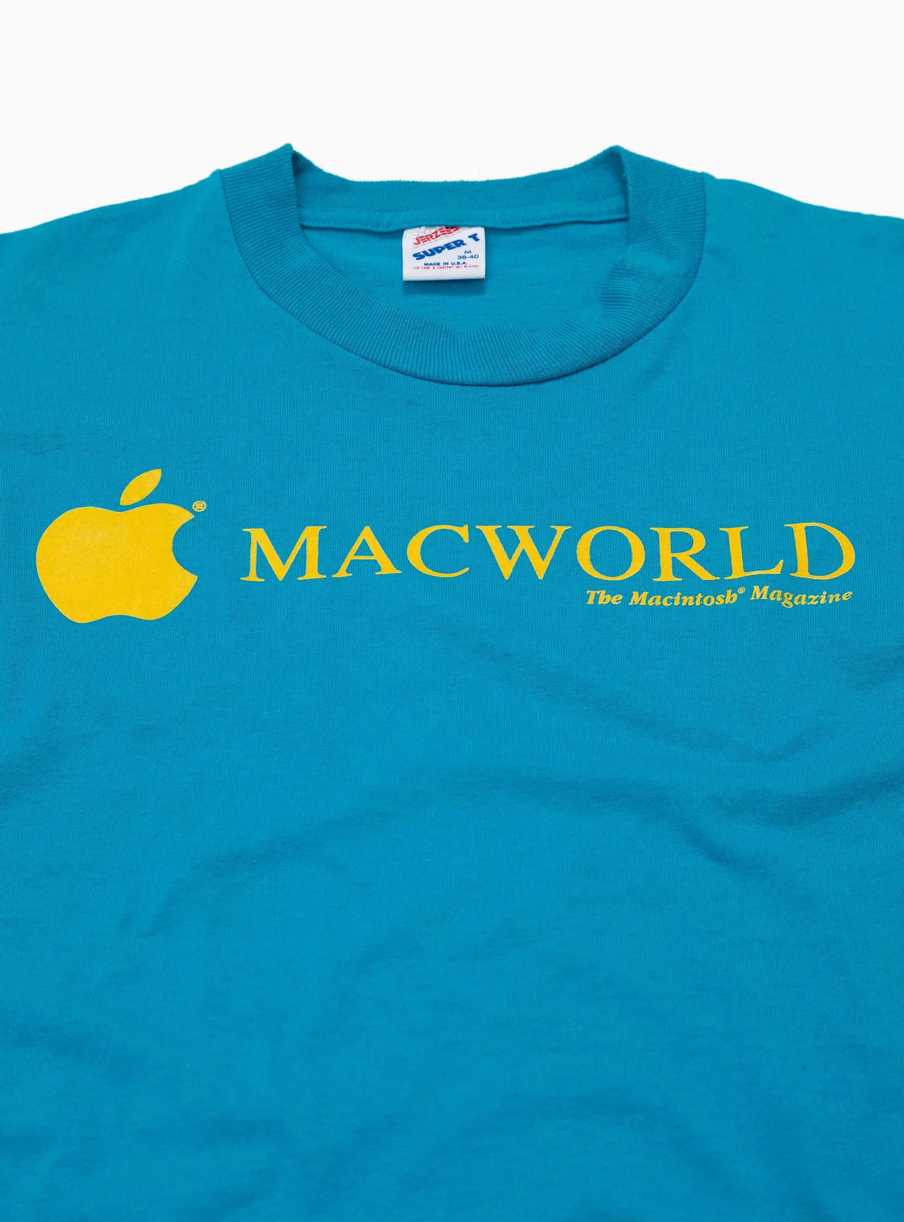 '90s Macworld T-shirt Blue