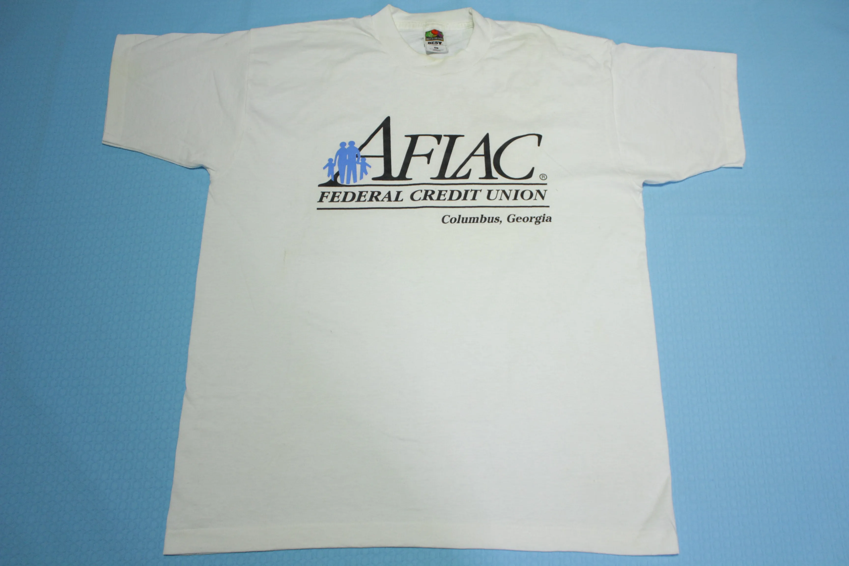 AFLAC Federal Credit Union Columbus Georgia Vintage 90's USA Single Stitch FOTL T-Shirt