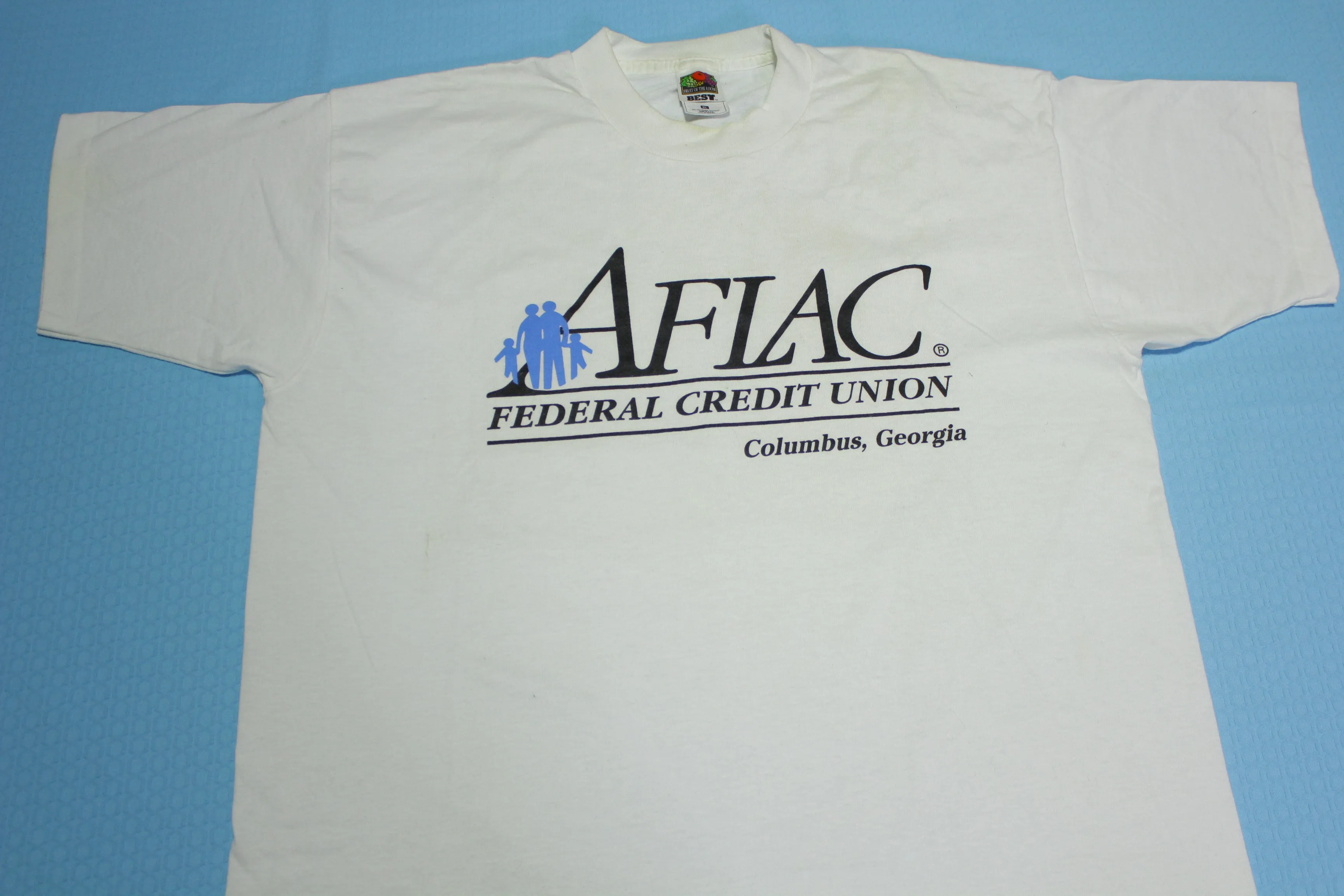 AFLAC Federal Credit Union Columbus Georgia Vintage 90's USA Single Stitch FOTL T-Shirt