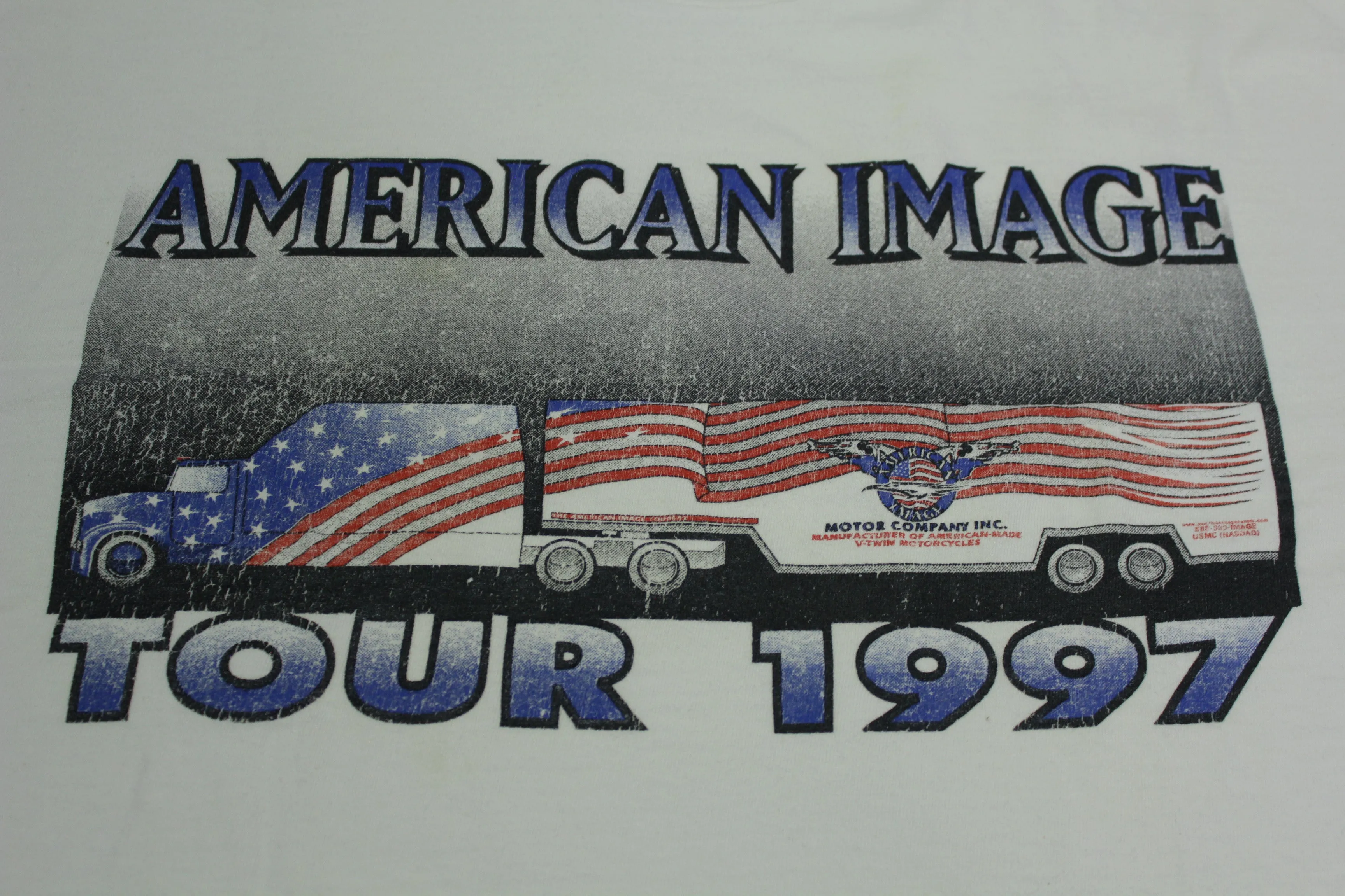 American Image Vintage 90's V-Twin Motorcycles Tour 1997 T-Shirt