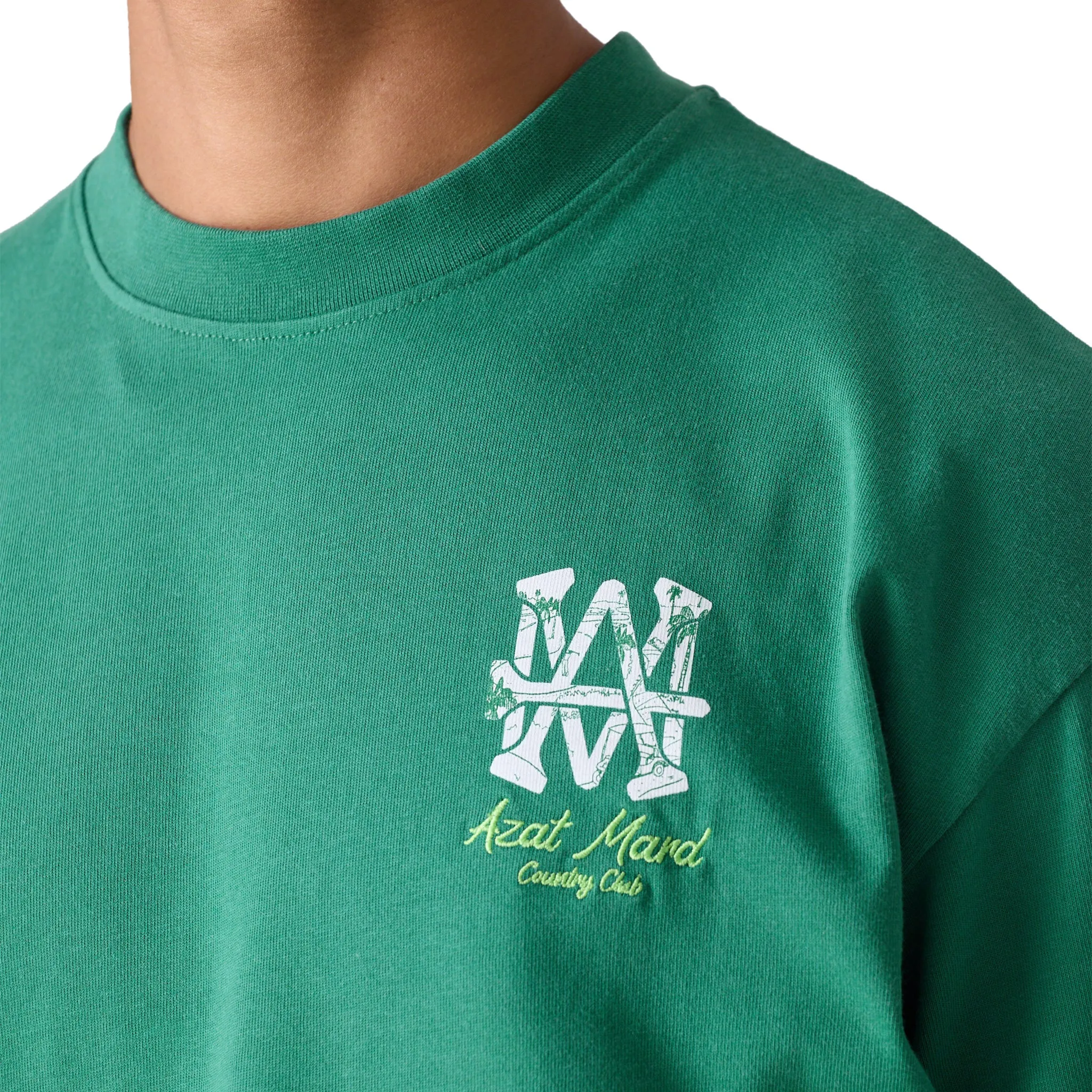 Azat Mard Country Club T Shirt Green