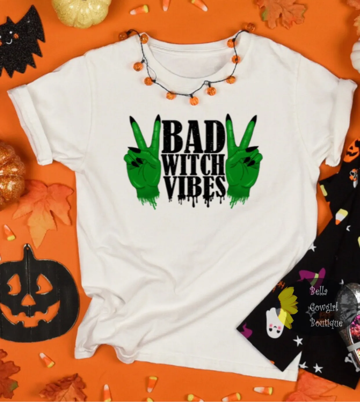 Bad Witch Vibes Halloween T-Shirt