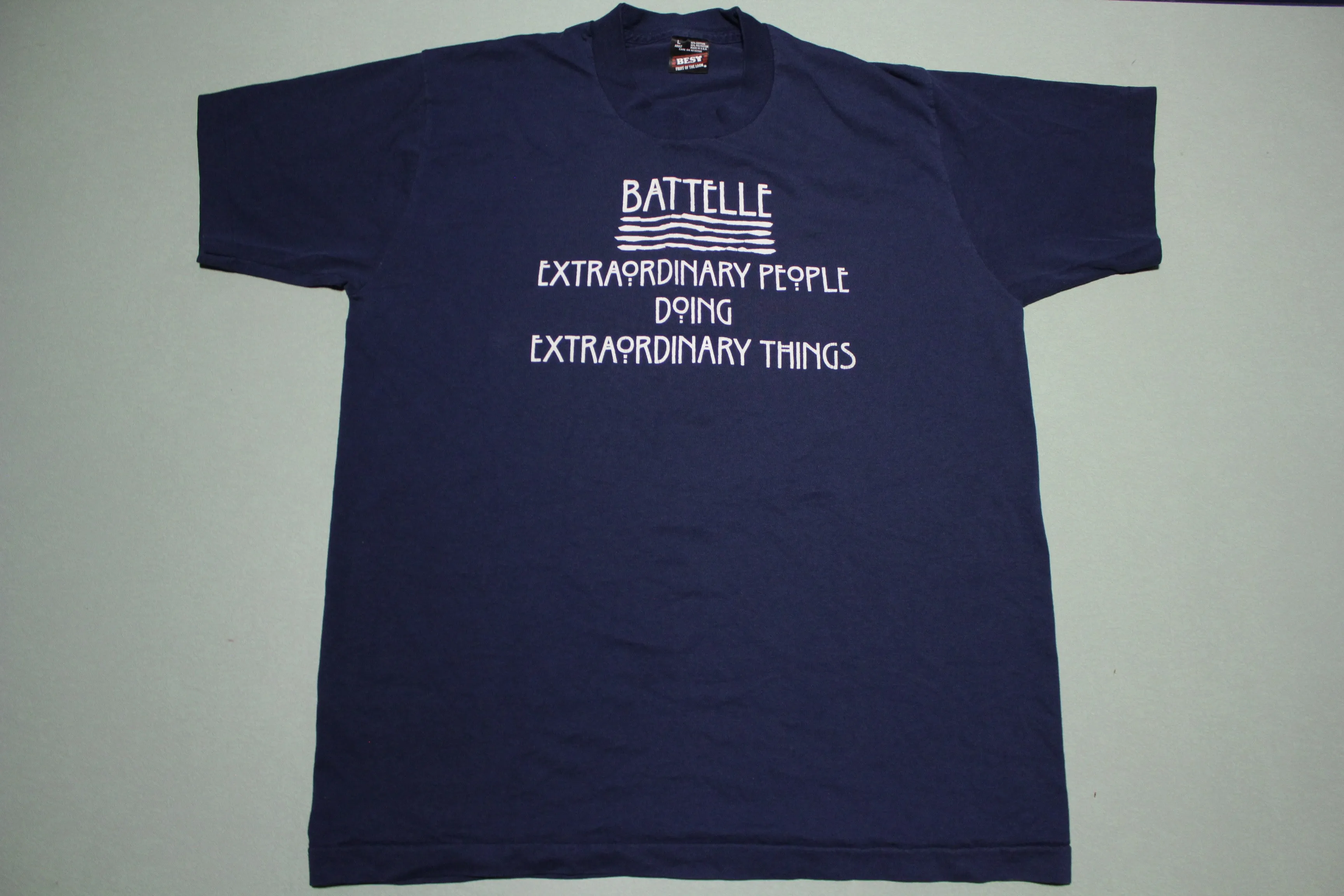 Battelle Extraordinary People Vintage 90's FOTL Single Stitch T-Shirt