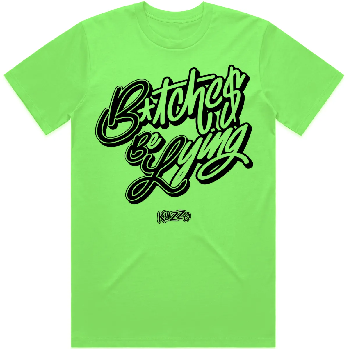 BBL : Neon Green Sneaker Tees Shirt