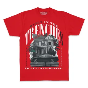 Built in the Trenches - Red T-Shirt