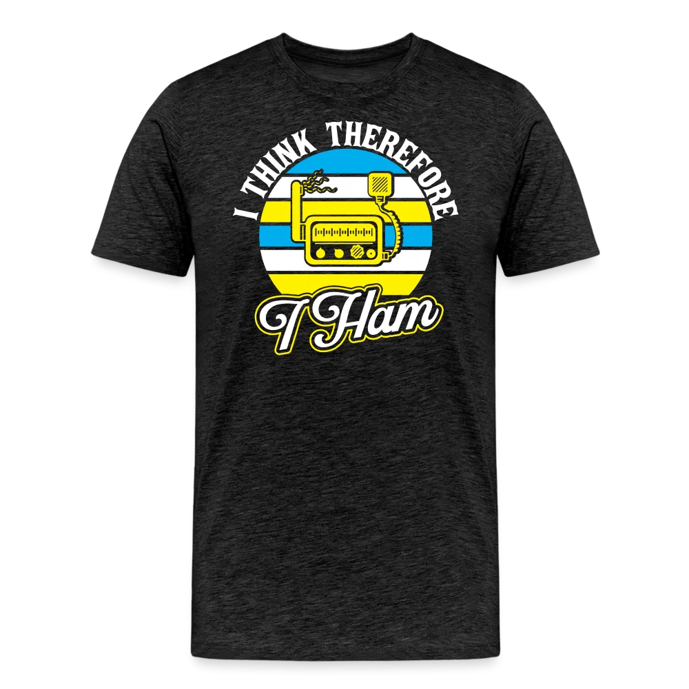 Cognitive Callsigns: 'I Think, Therefore I Ham' - Men's Premium T-Shirt