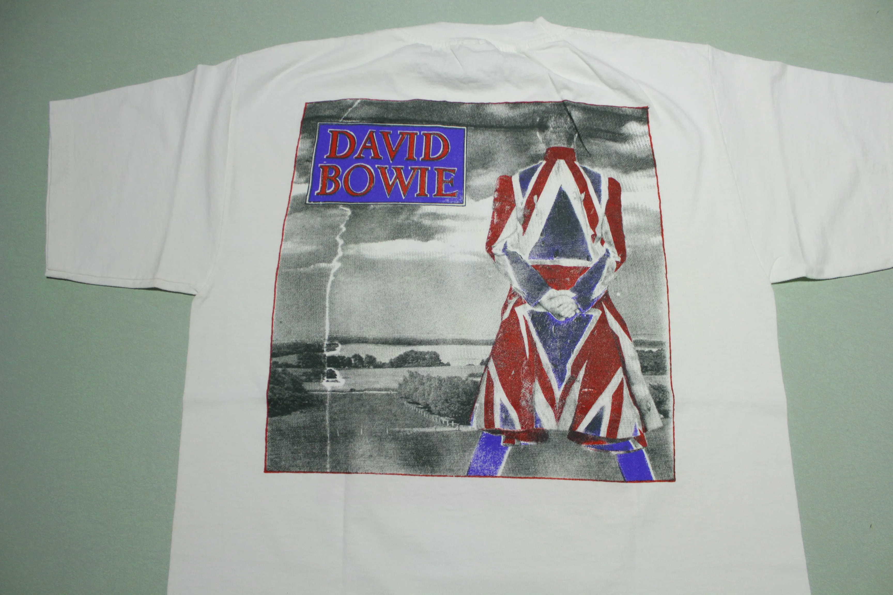 David Bowie Live Live Live Vintage 90's Murina USA UK Great Britain Matrix T-Shirt