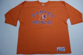 Denver Broncos Vintage 80's Champion Made in USA Jersey Single Stitch T-Shirt