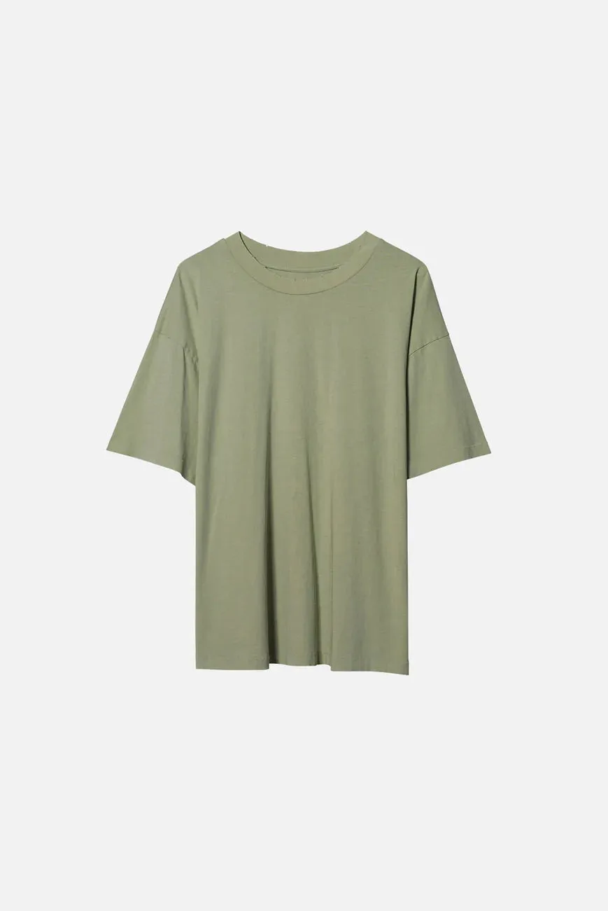 ELWOOD OVERSIZED CORE TEE SAGE