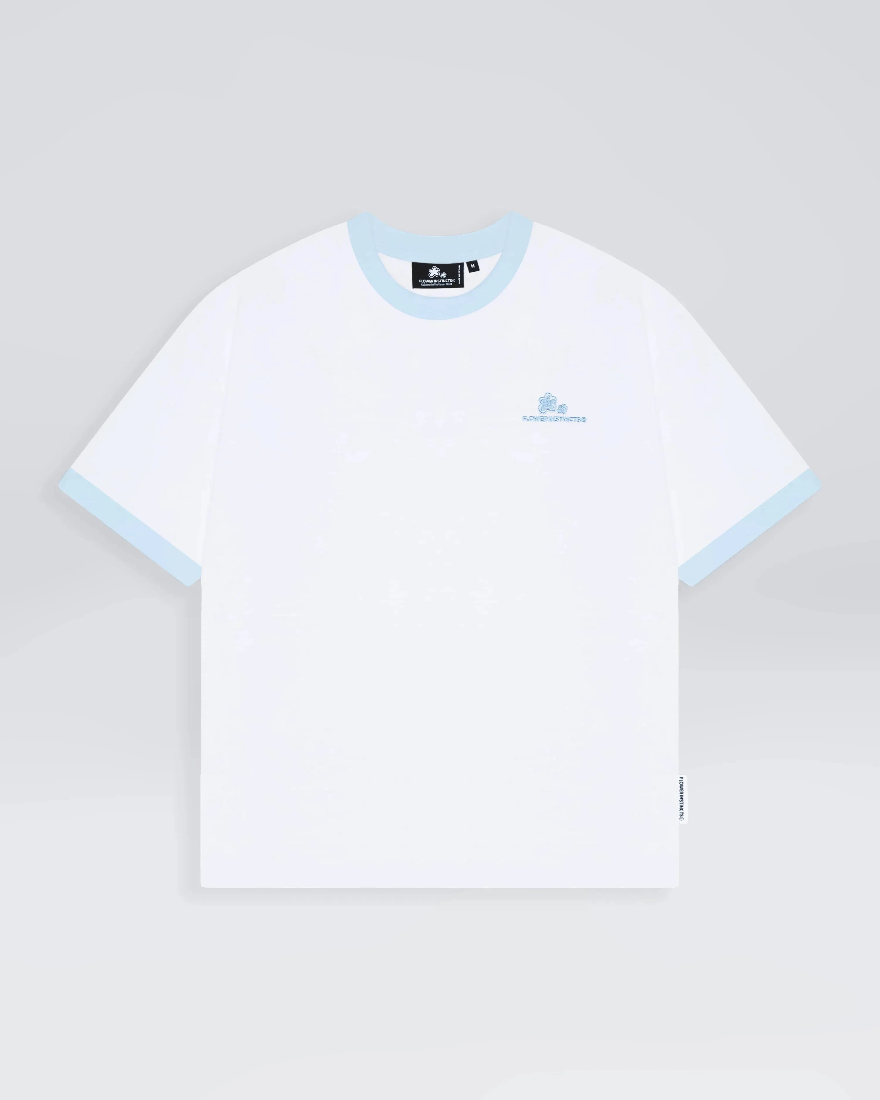 Flower Blue/White Tee