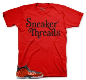 Foamposite Metallic Red ST Made Shirt