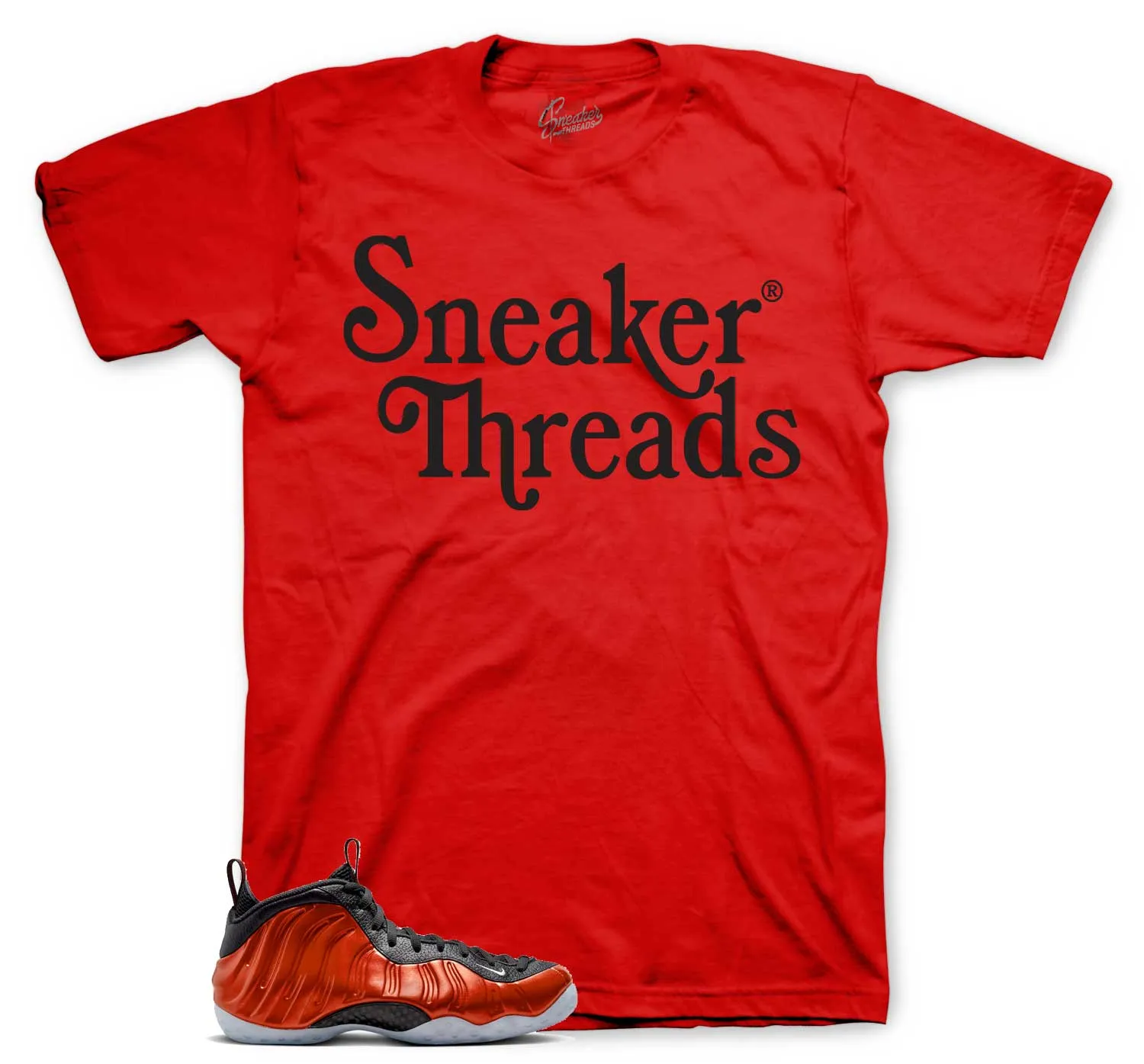 Foamposite Metallic Red ST Made Shirt