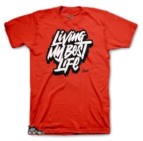 Foamposite Snakeskin Shirt - Livin Life - Red