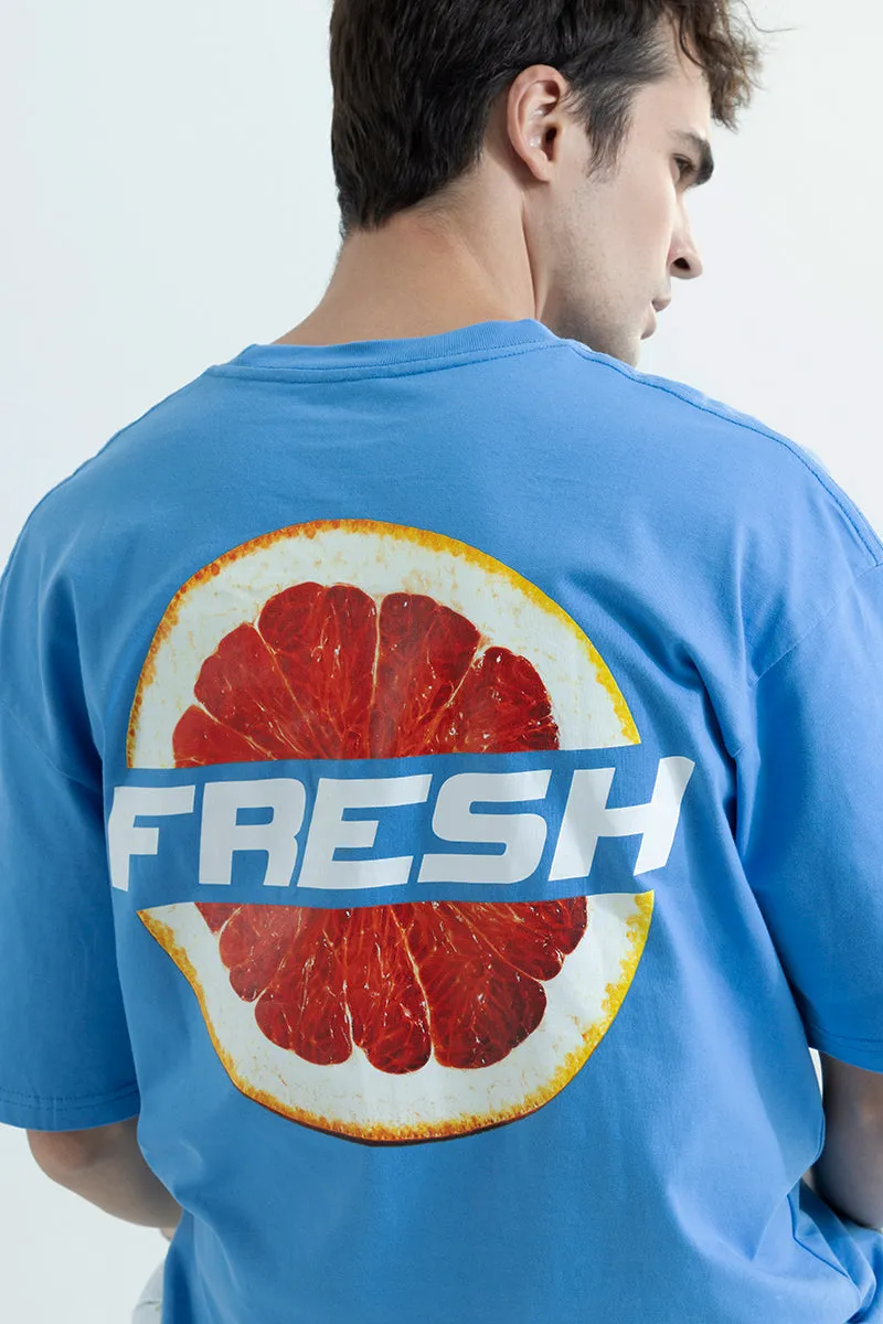 Fresh Blue Oversized T-Shirt