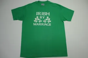 Irish By Marriage Vintage 80's Hanes Fifty-Fifty Single Stitch T-Shirt