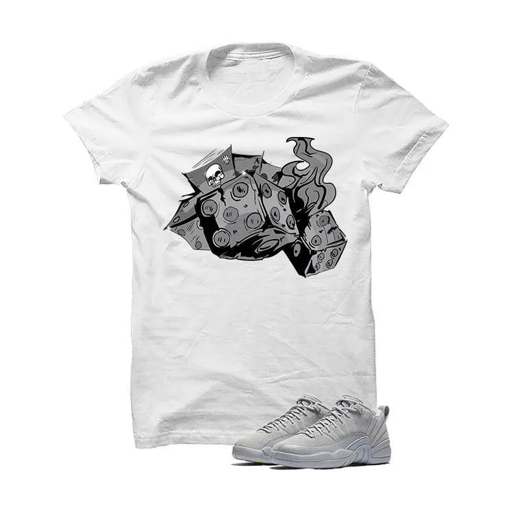 Jordan 12 Low Wolf Grey White T Shirt (Dead Dice)