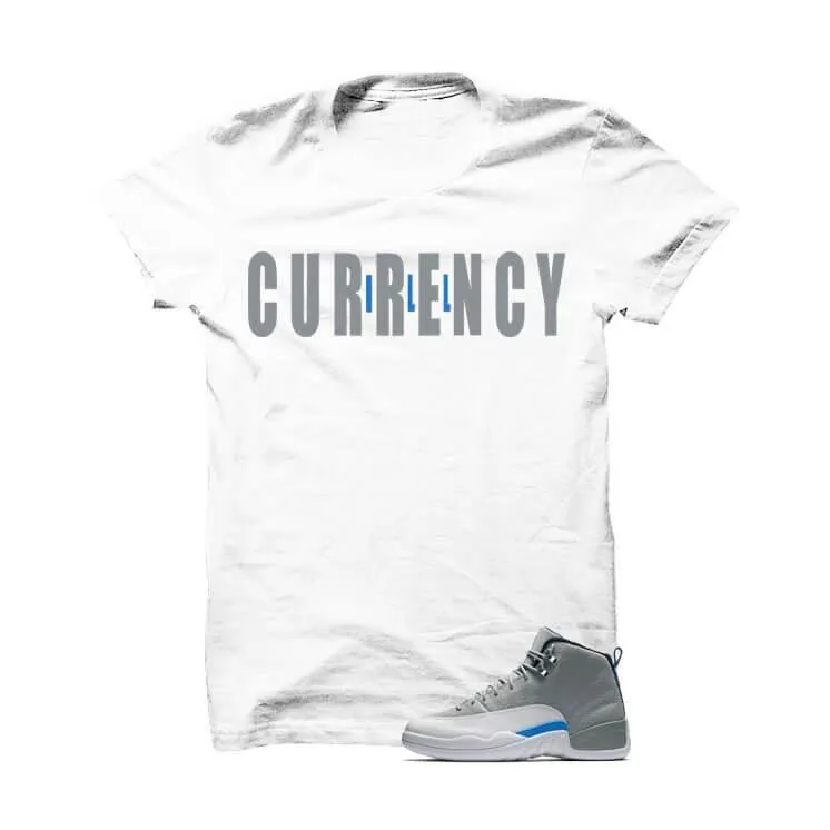 Jordan 12 Wolf Grey White T Shirt (Across)