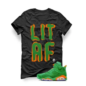 Jordan 6 Gatorade Green Black T (Lit AF)