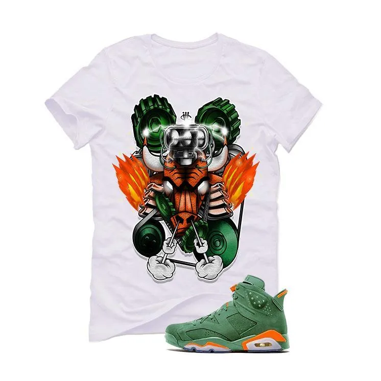 Jordan 6 Gatorade Green White T (ENGINE BULL)