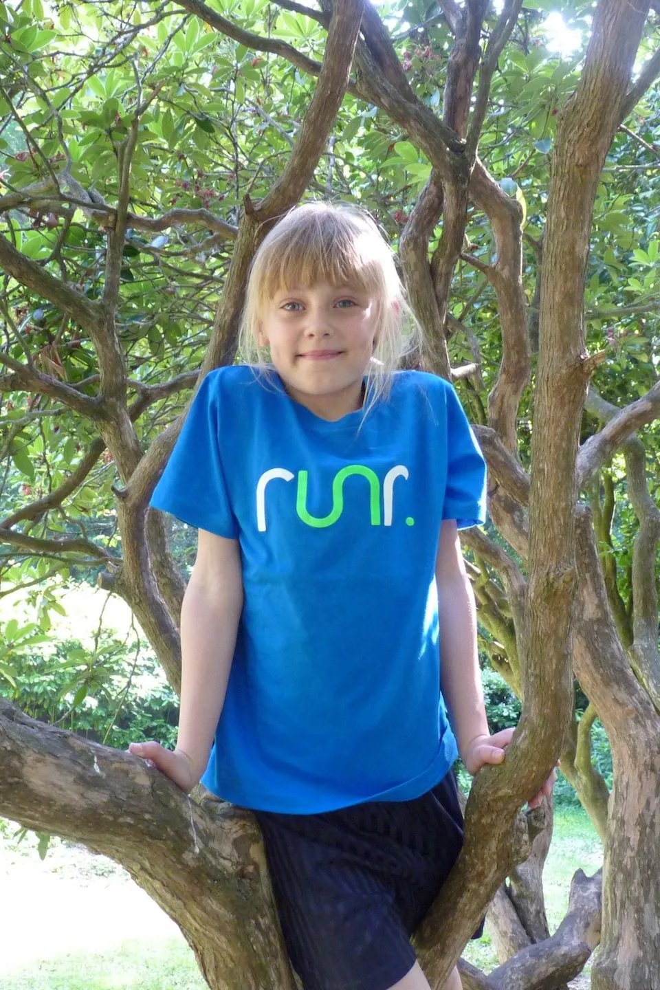 Junior Runr T-Shirt - Blue