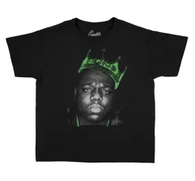 Kids Pine Green 3 Shirt - Crown - Black