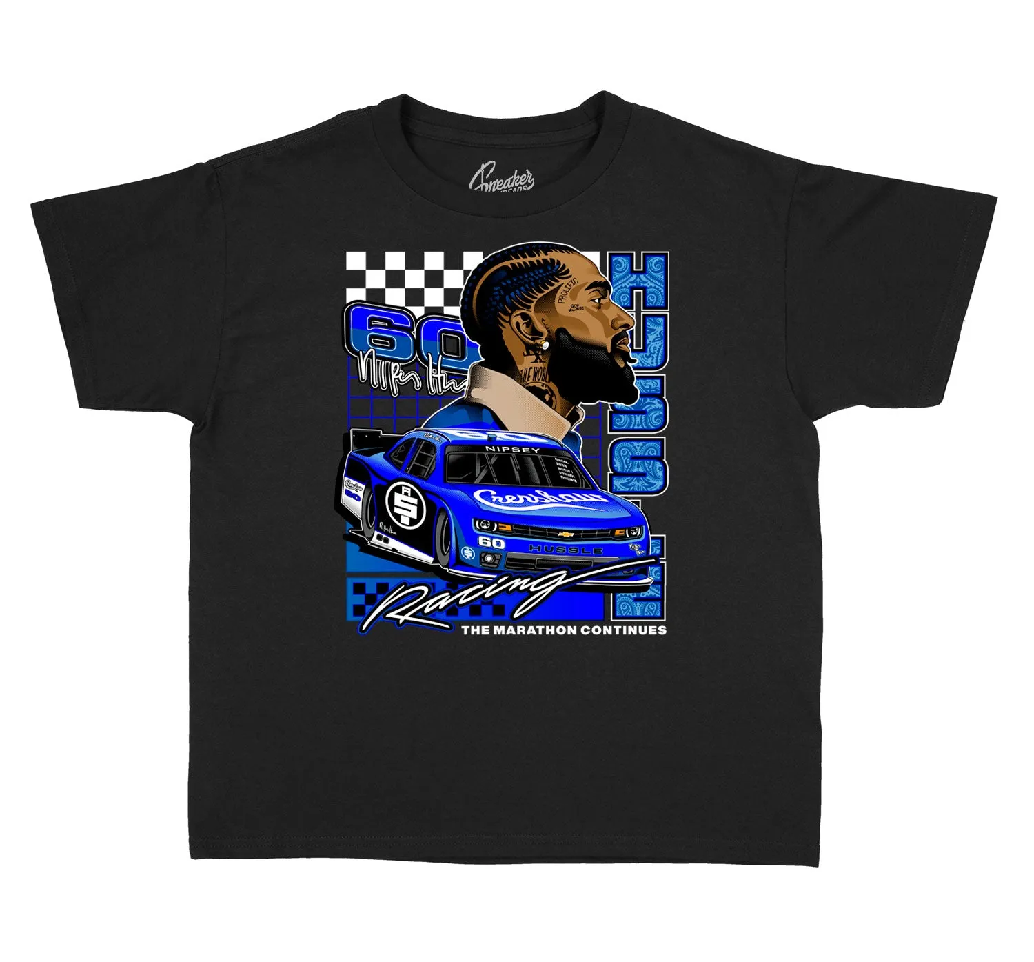 Kids - Racer Blue 5 Crenshaw Racing Sneaker tees