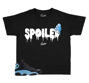 Kids University Blue 13 Shirt - Spoiled - Black