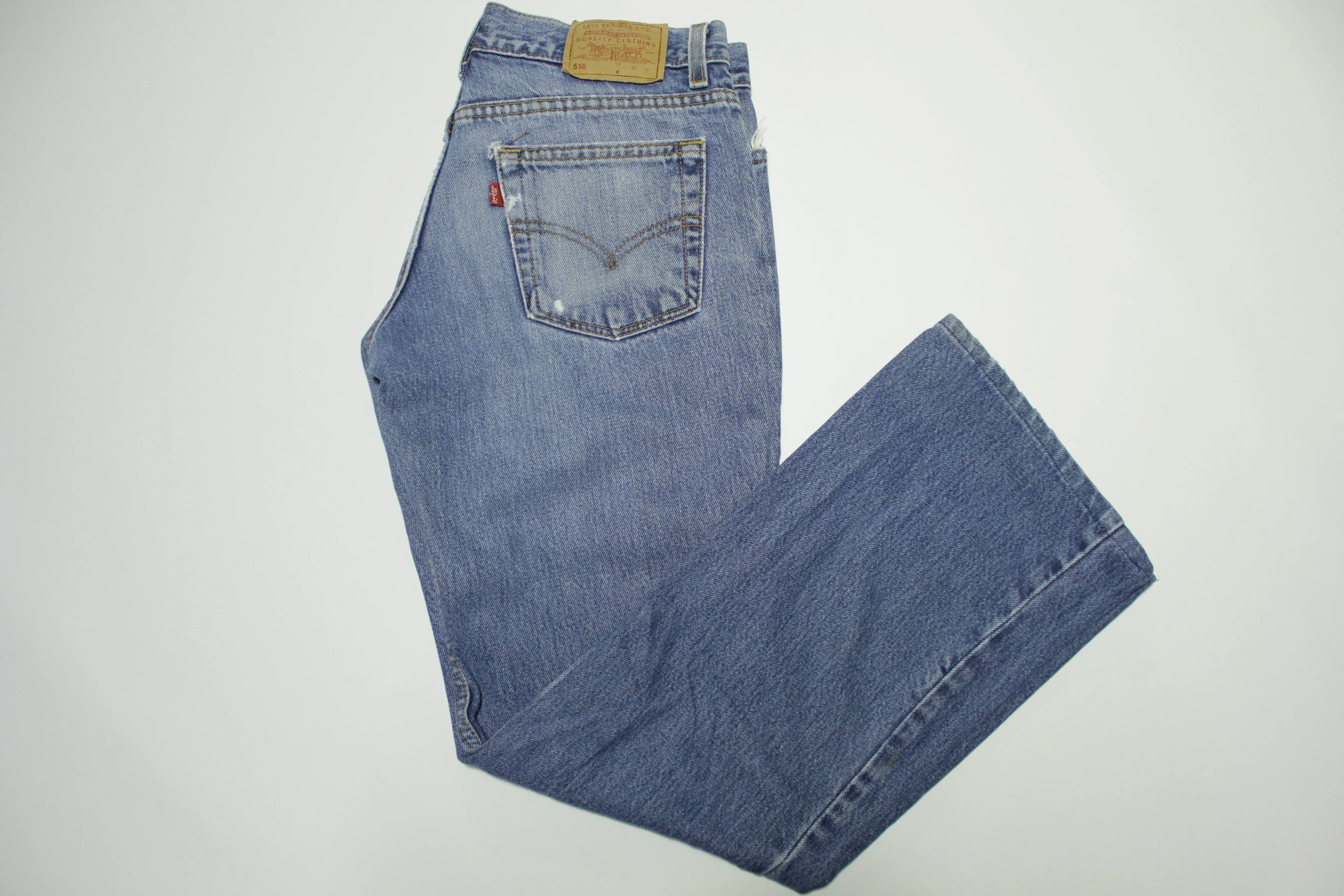 Levis 518 Red Tab Vintage 90s Denim Grunge JR Rocker Jeans