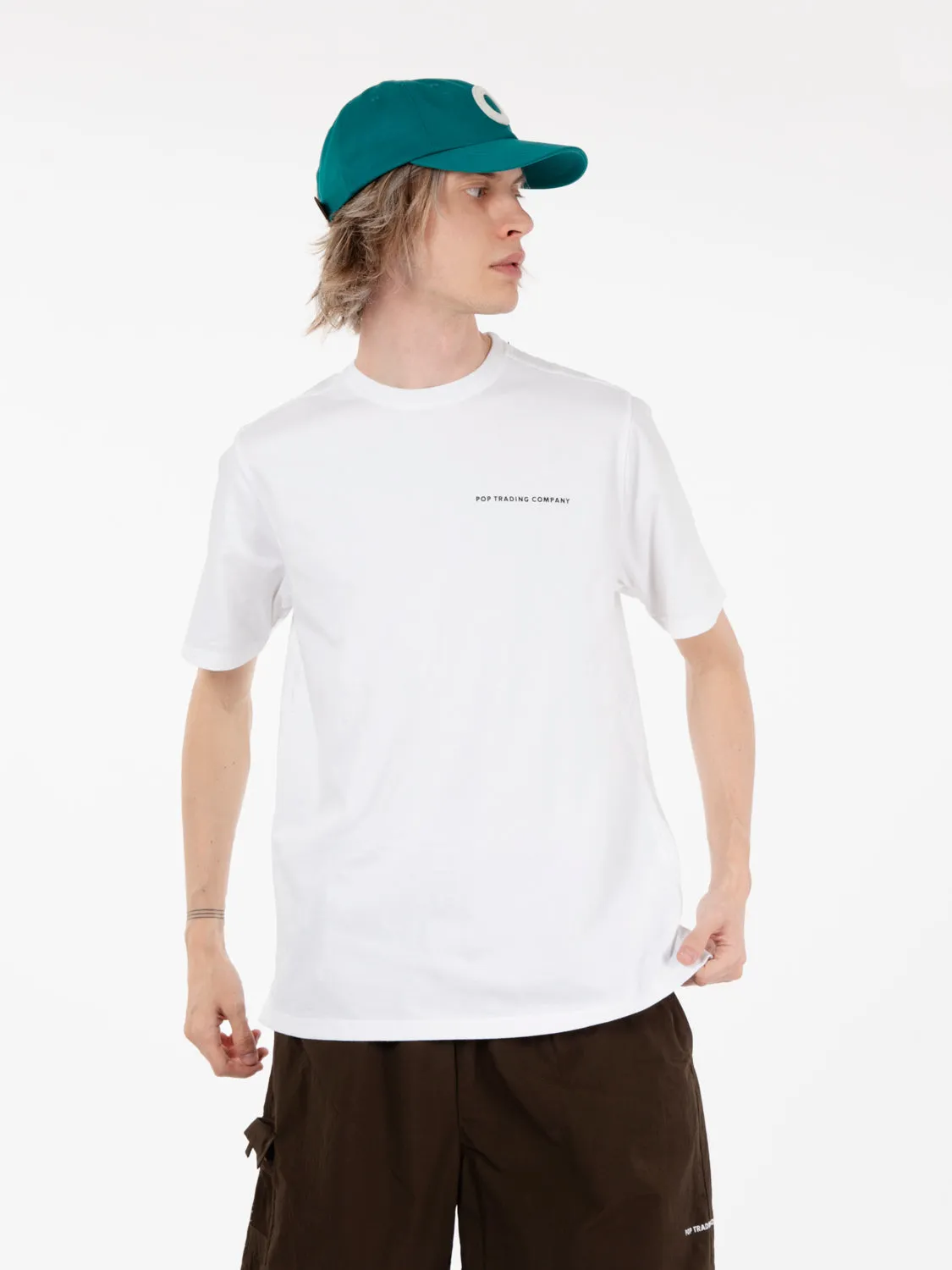 Logo t-shirt white / black