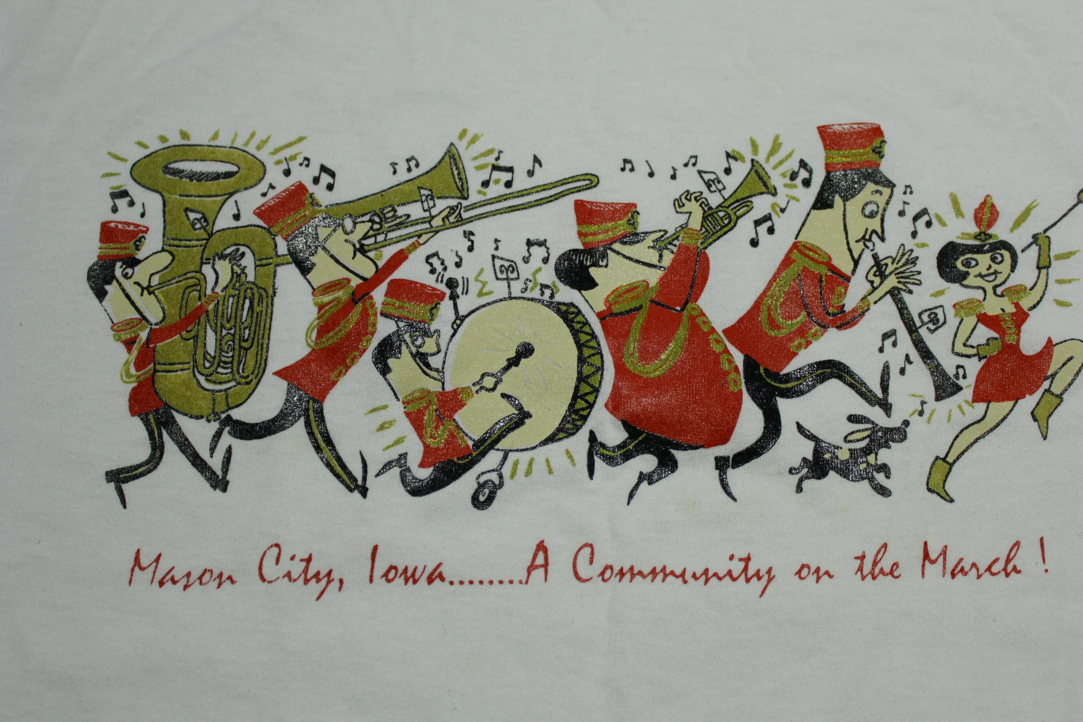 Mason City Iowa Vintage Community March Single Stitch 90's T-Shirt