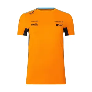 McLaren F1 Women's 2023 Team Replica Set Up T-Shirt- Papaya/Phantom