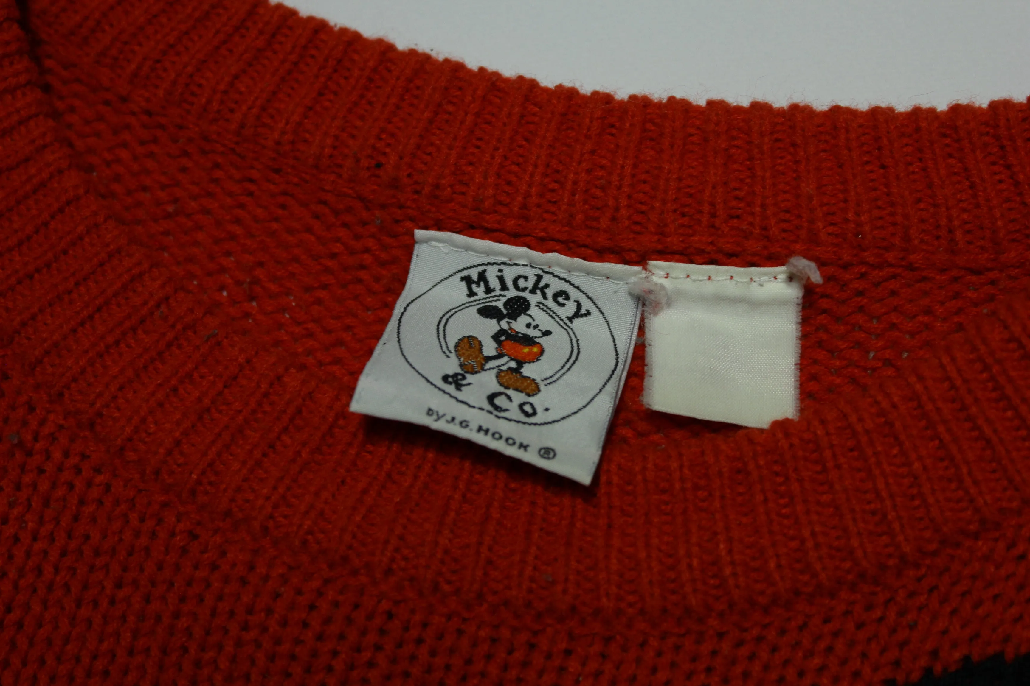 Mickey Mouse Big Face Pose Vintage Disney Mickey & Co  90's Nightmare Sweater