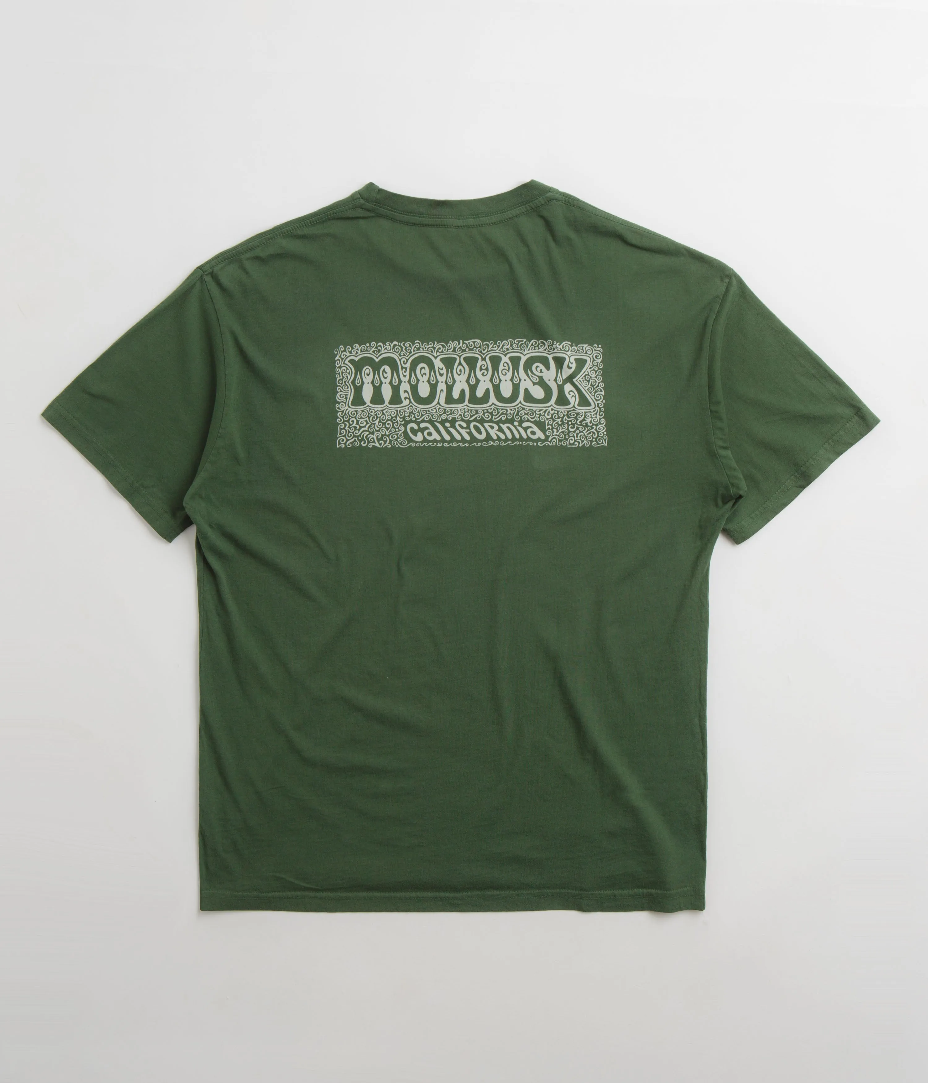 Mollusk Poppies T-Shirt - Schoolhouse Green