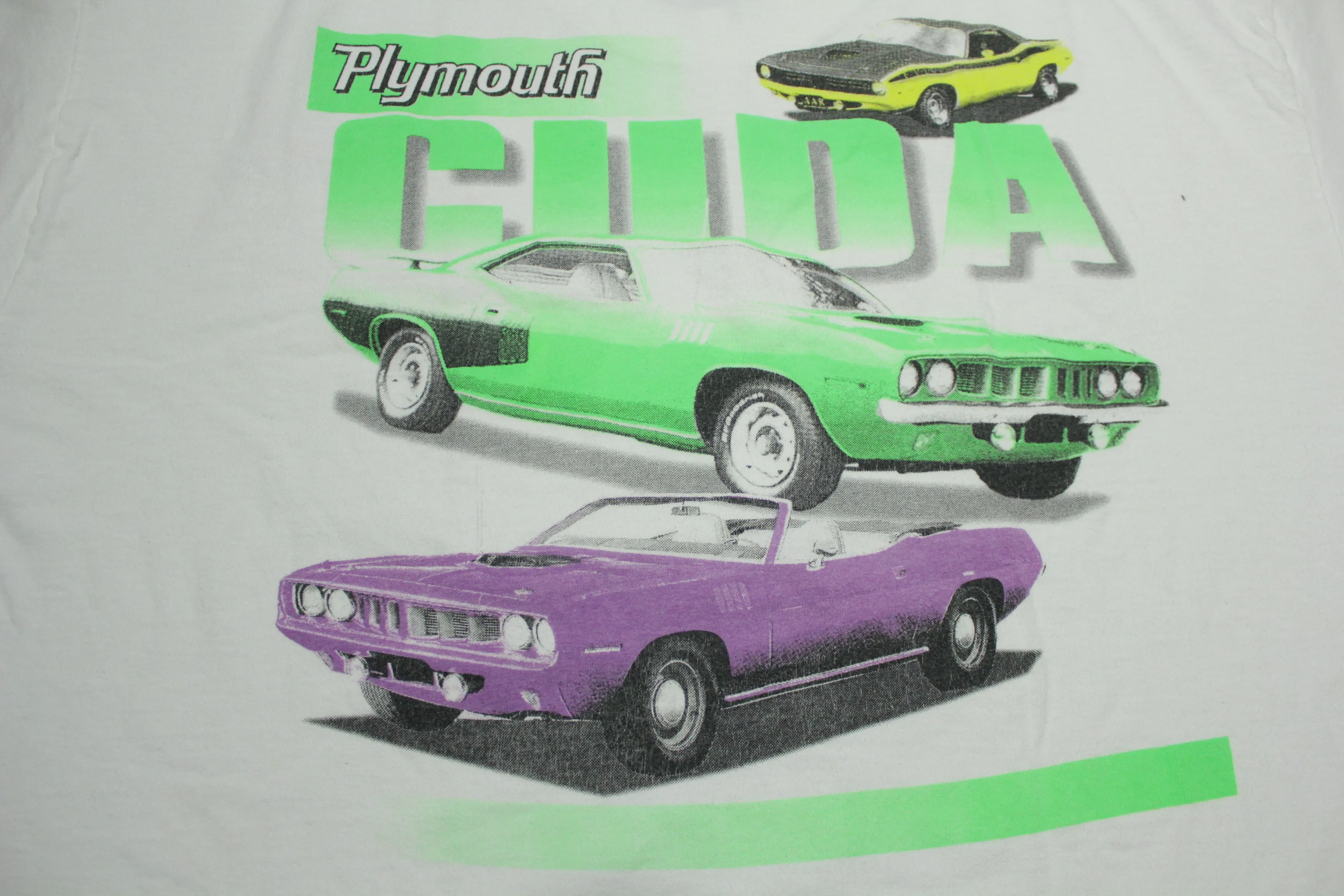 Mopar Muscle Car Vintage 90's Hemi Cuda Lee Made in USA T-Shirt