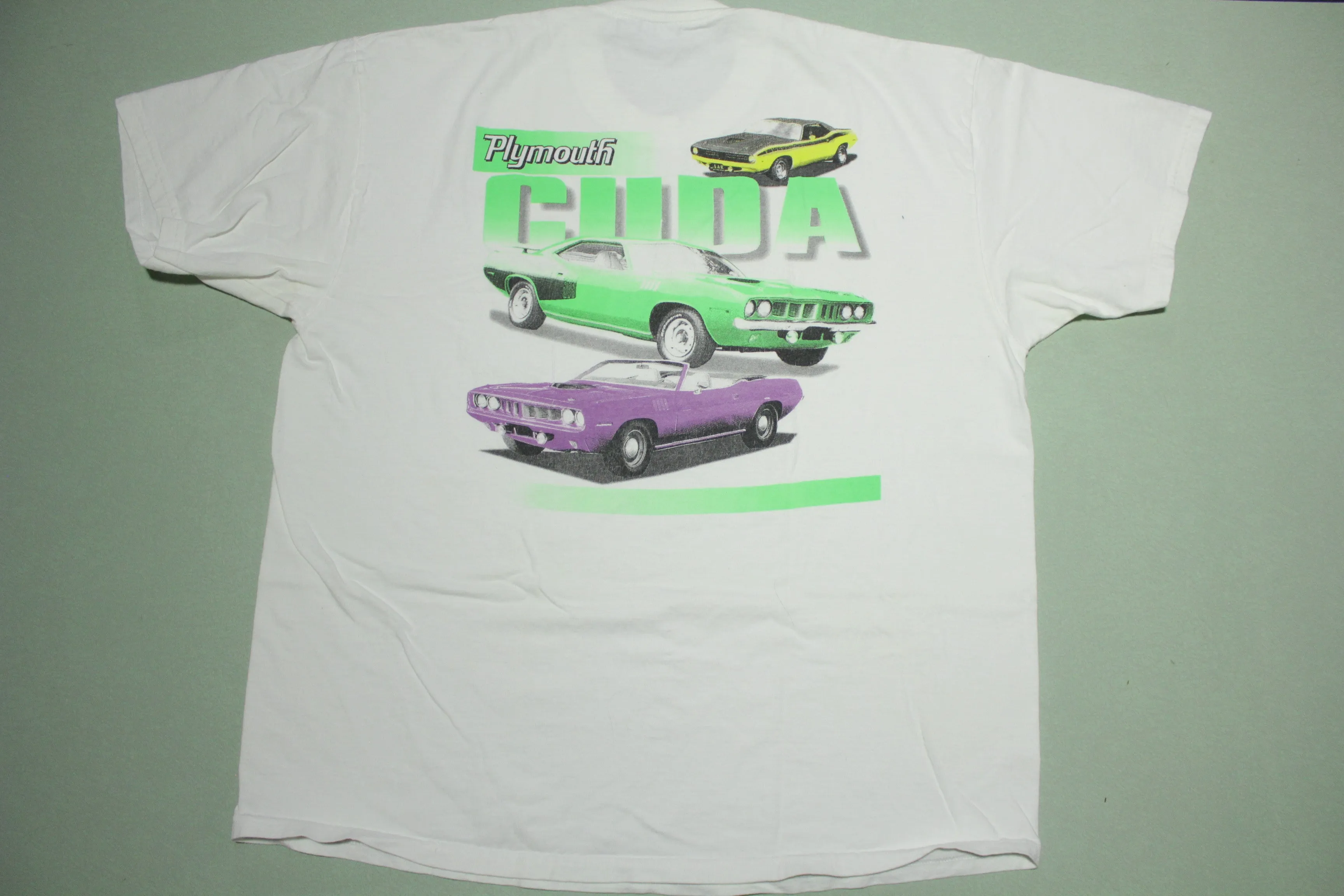 Mopar Muscle Car Vintage 90's Hemi Cuda Lee Made in USA T-Shirt