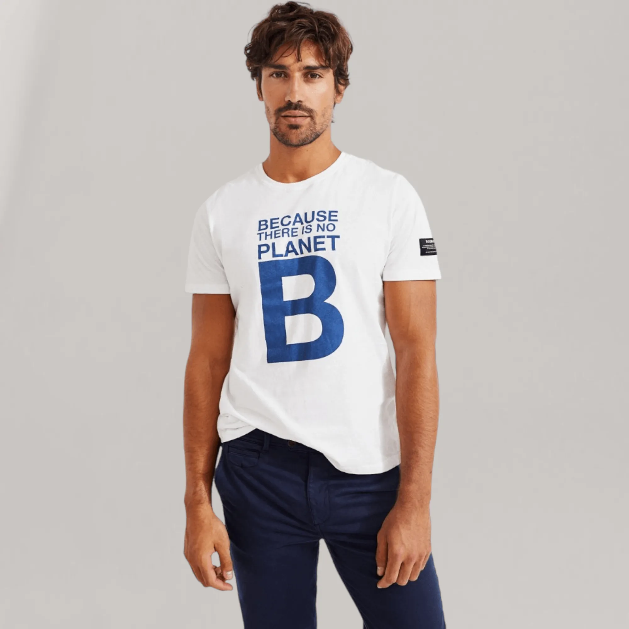 Natal Great 'B' T-Shirt - White | Men's