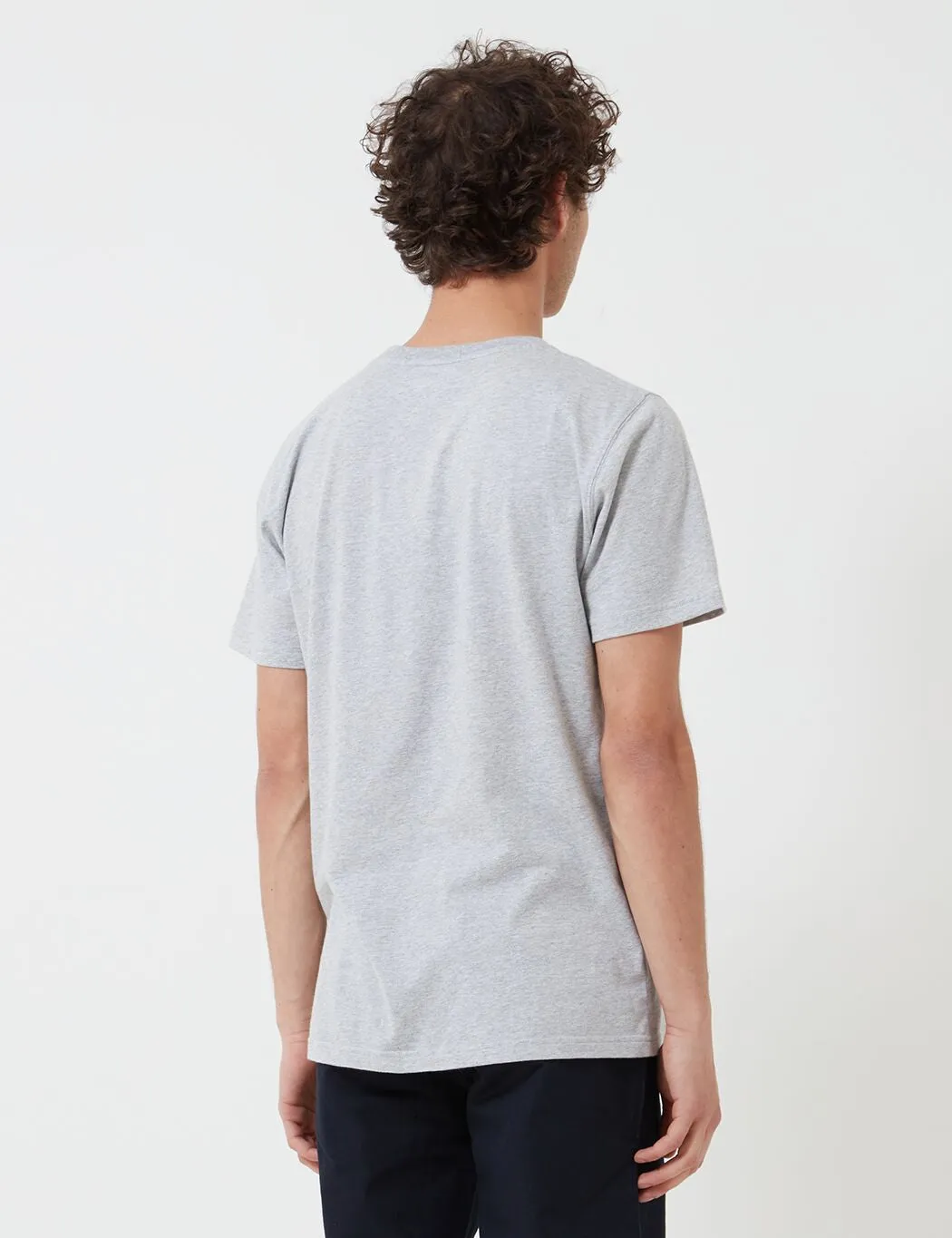 Norse Projects Niels  Standard T-Shirt (Organic Cotton) - Light Grey Heather