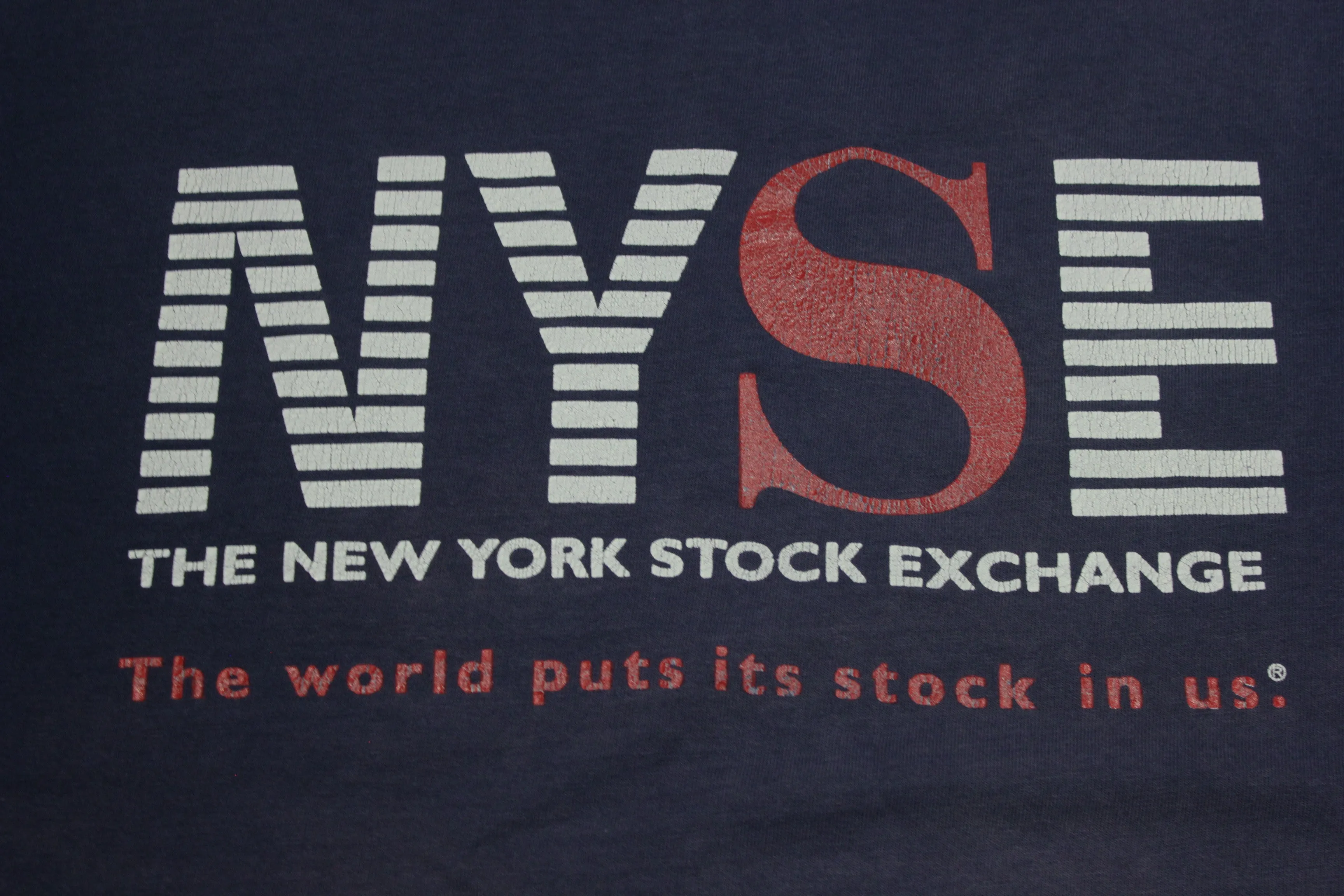 NYSE New York Stock Exchange Vintage 90's Wall Street T-Shirt