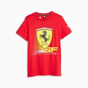 PUMA JUNIOR SCUDERIA FERRARI MOTORSPORT RED TEE