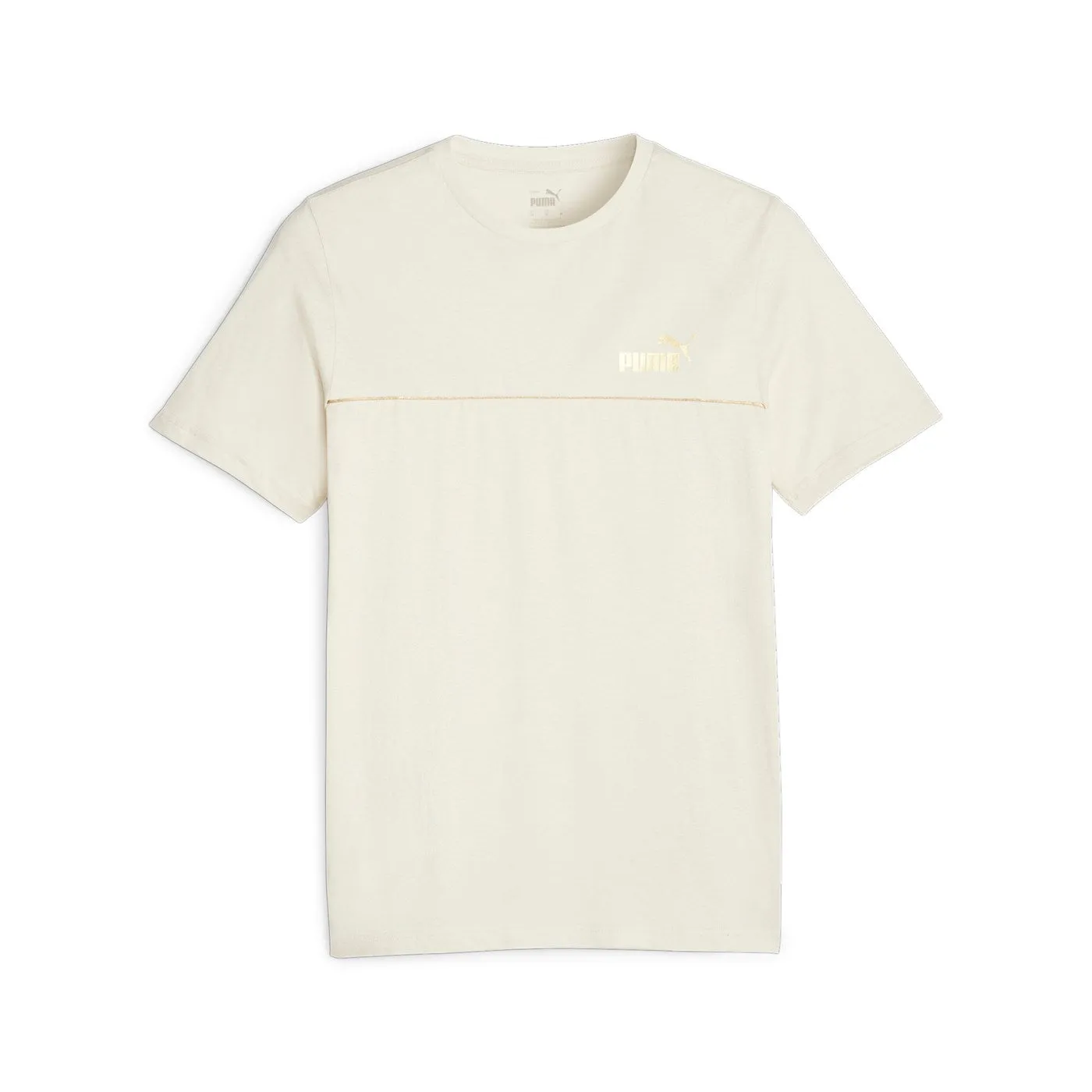 Puma Men's short sleeve t-shirt Ess  Minimal Gold 680012 87 light beige