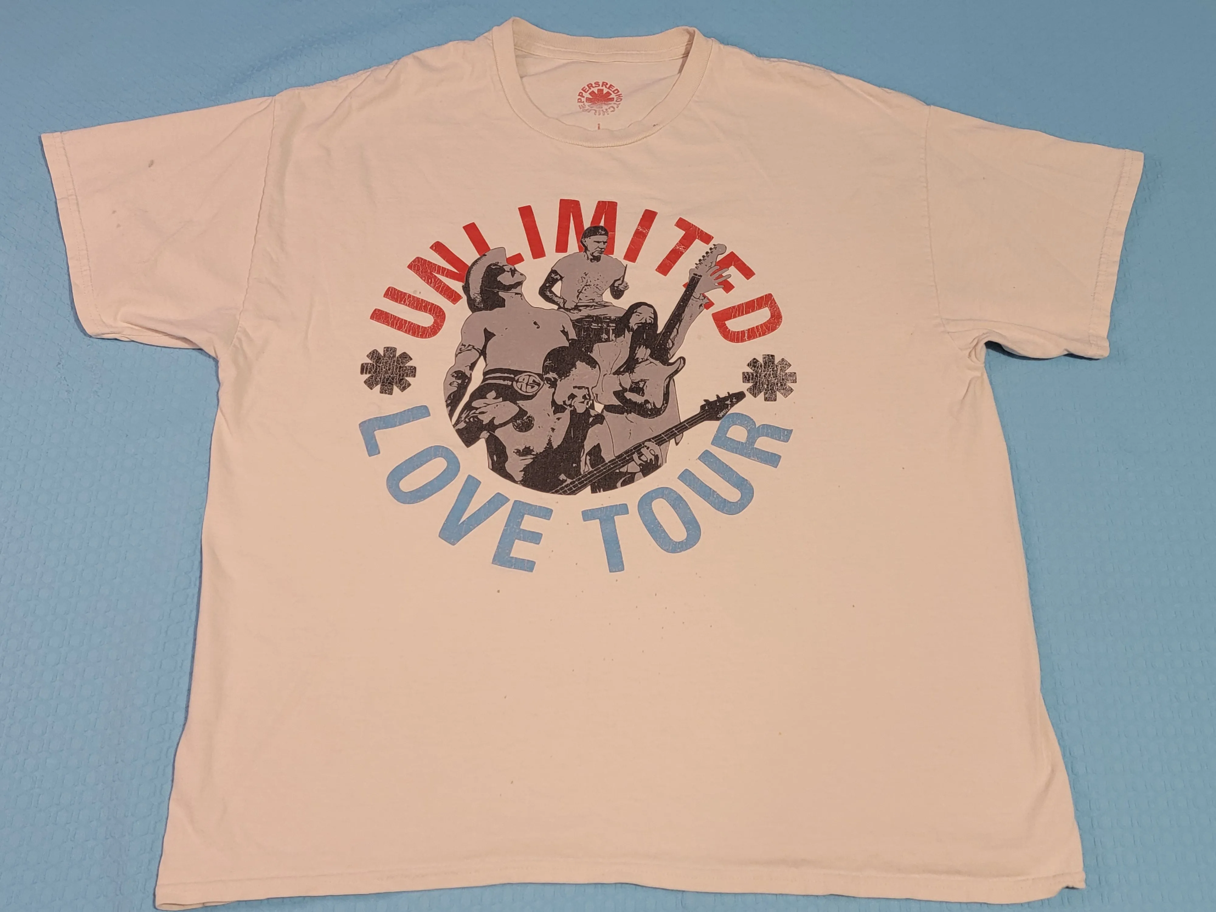 Red Hot Chili Peppers RHCP 2022 Unlimited Love Flea US Cities Tour T-Shirt