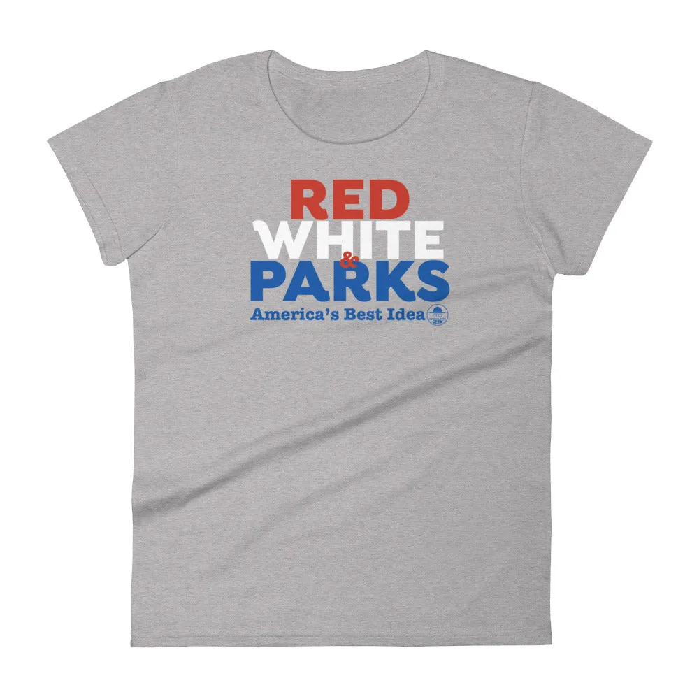 Red, White & Parks Woman's T-Shirt