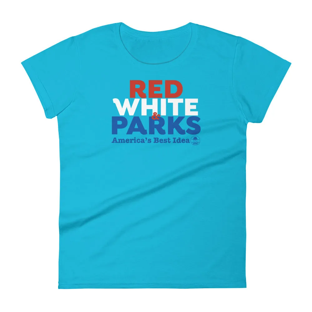 Red, White & Parks Woman's T-Shirt