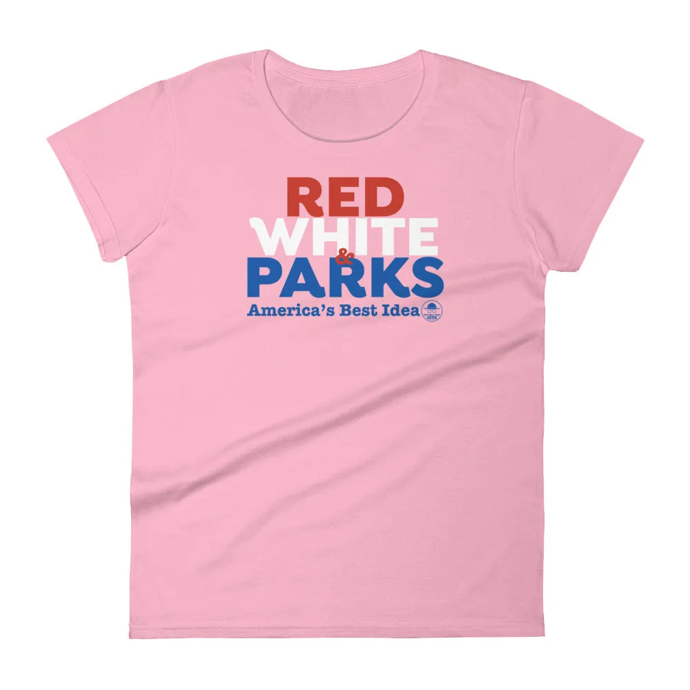 Red, White & Parks Woman's T-Shirt