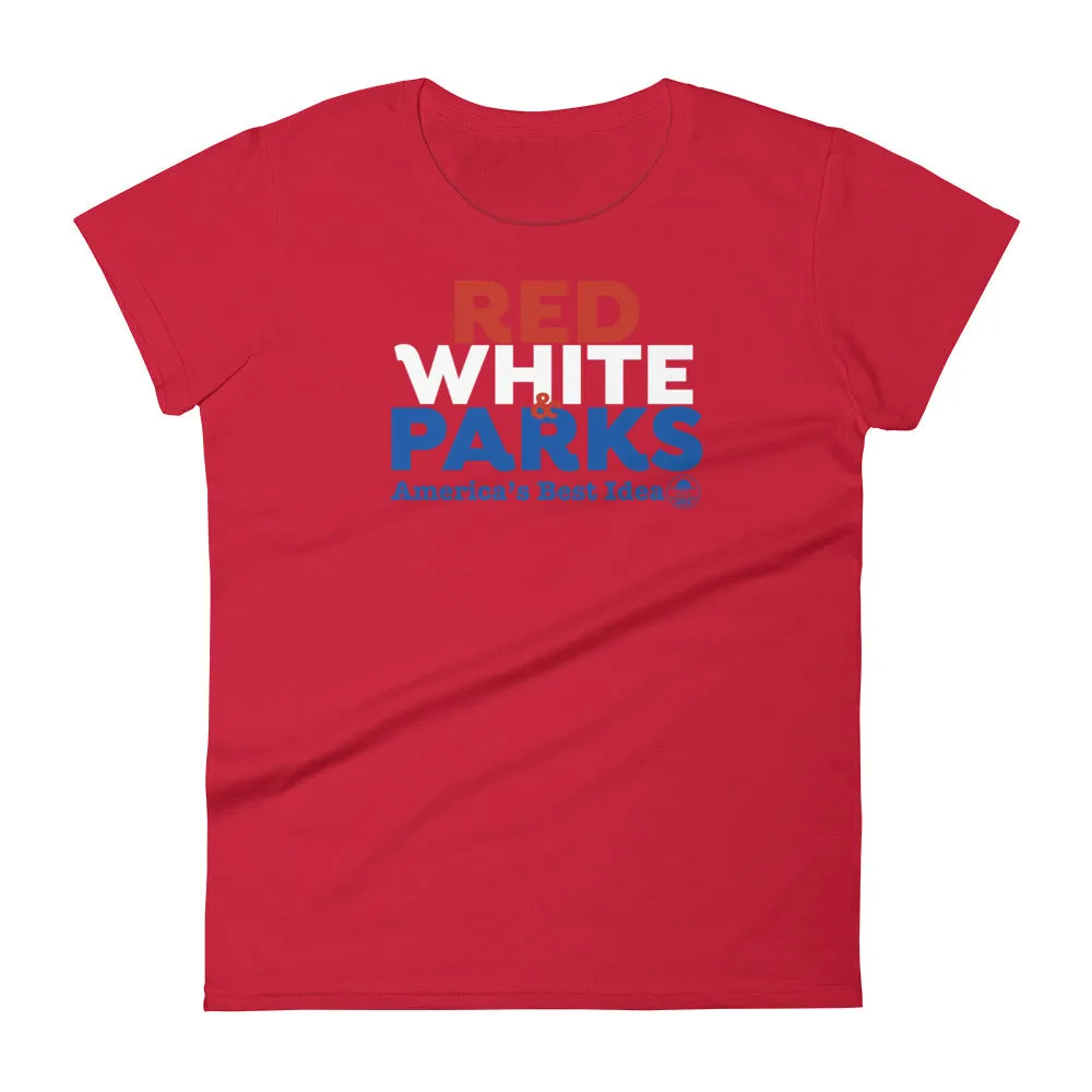 Red, White & Parks Woman's T-Shirt