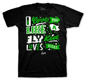 Retro 1 Pine Green Love Kicks Shirt