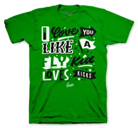 Retro 10 Seattle Shirt - Love Kicks- Green