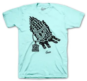 Retro 12 Easter Shirt - Praying Hands - Green