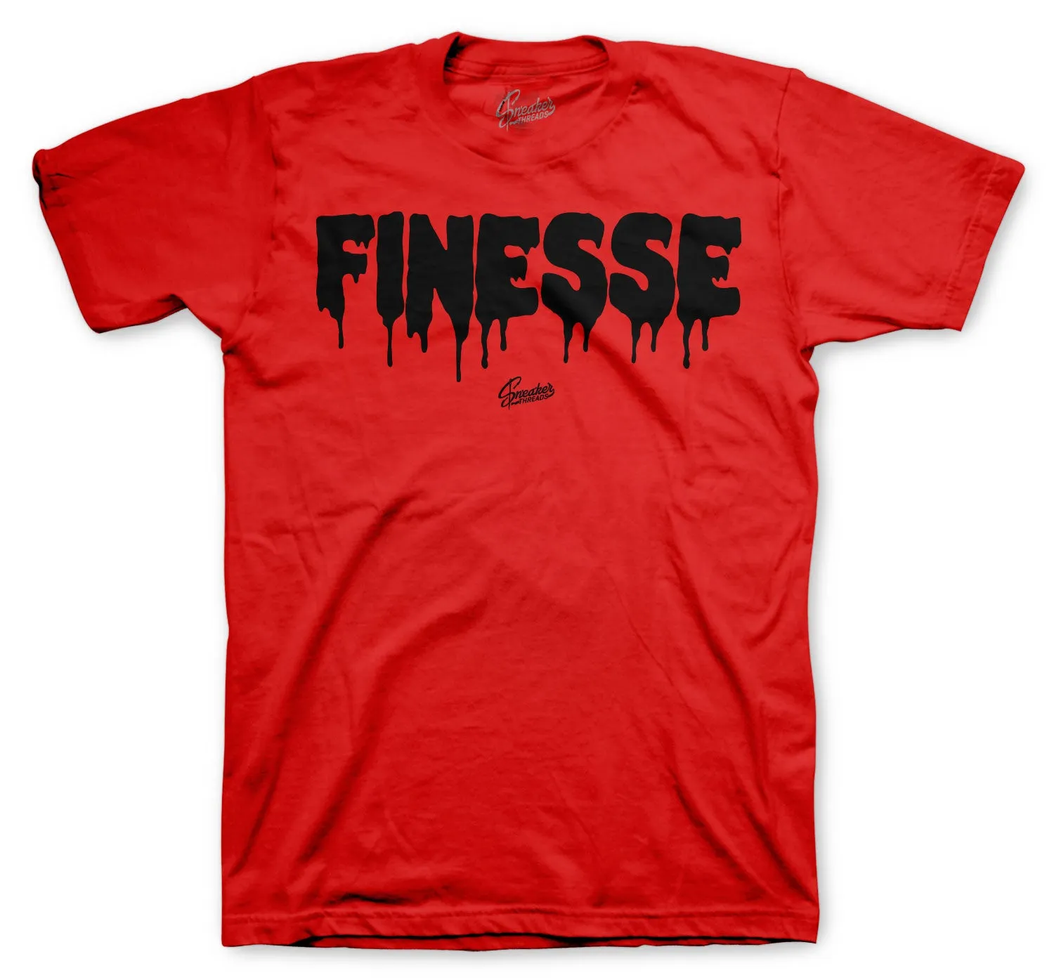 Retro 12 Reverse Flu Shirt - Finesse - Red